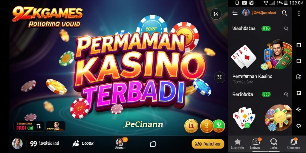 Tampilan gameplay menarik dalam 9ZKGAMES dengan suasana kasino yang hidup.