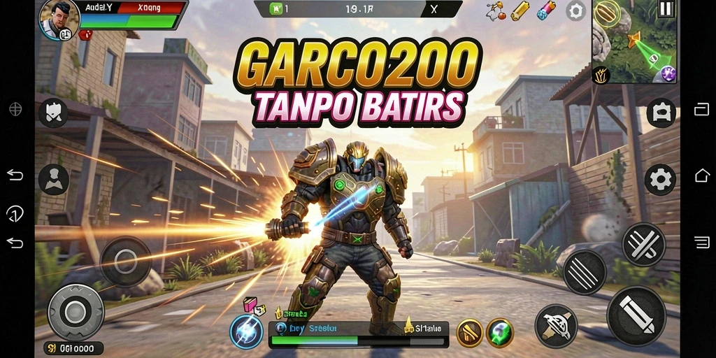 Tampilan gameplay GARCO200 yang mendebarkan dan penuh aksi.