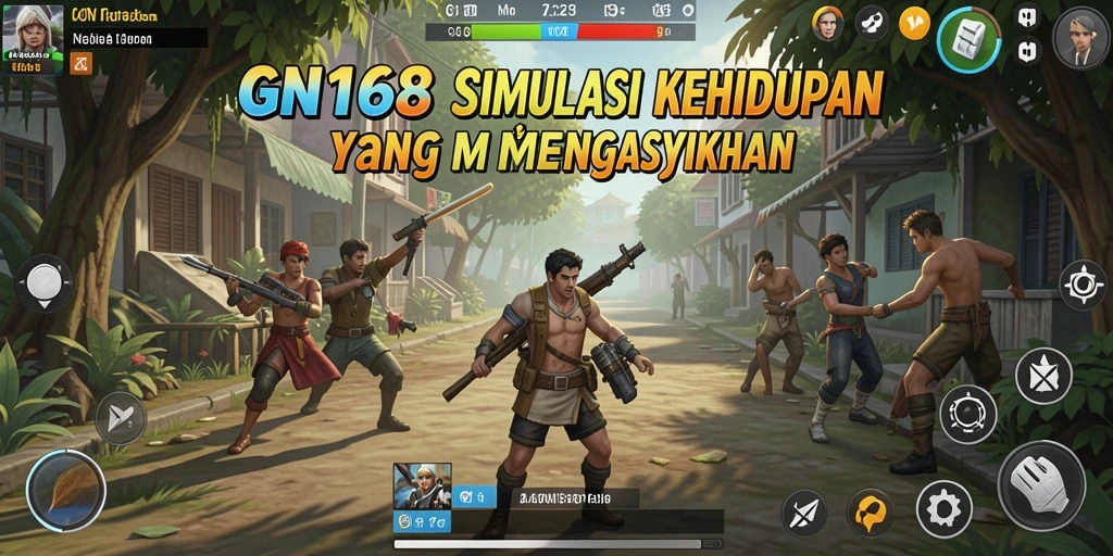 Tampilan gameplay GN168 yang mengasyikkan dalam simulasi kehidupan.