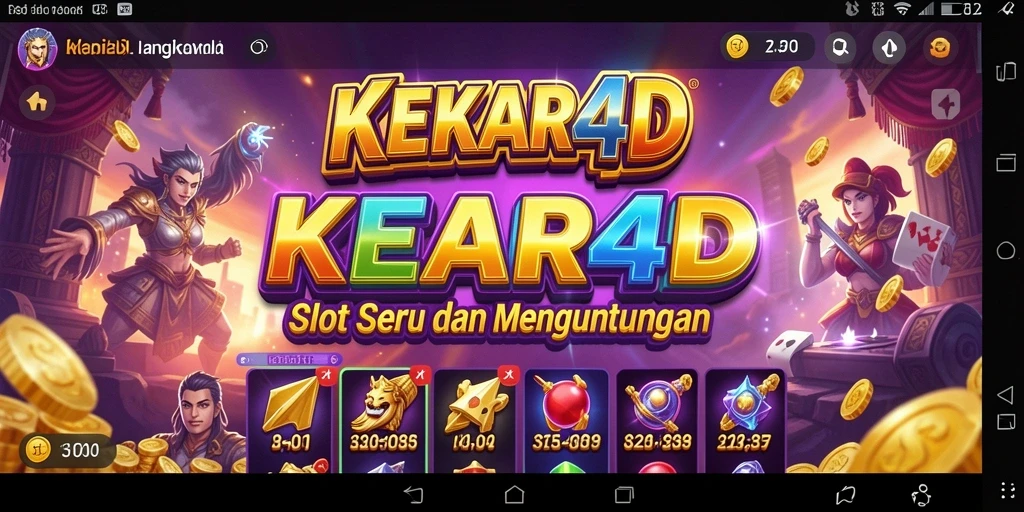Screenshot gameplay KEKAR4D yang menarik dan menantang.
