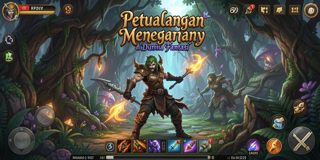 Tampilan gameplay petualangan yang seru dan menakjubkan dari RR89.